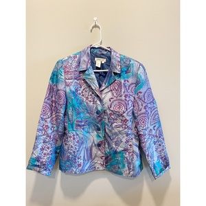 Coldwater Creek Bright Colored Blazer